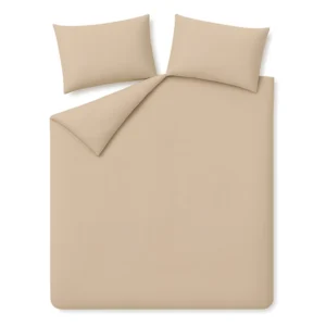 Plain Beige Bed Set