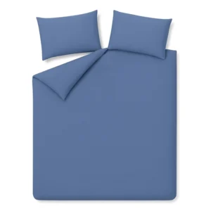 Plain Blue Bed Set