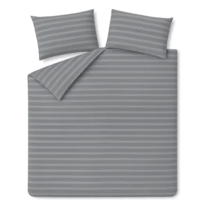 Stripe Bed Set Grey - 1cm