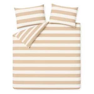 Stripe Bed Set Beige - 4 cm