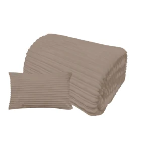 SHERPA Blanket Multistripe Taupe