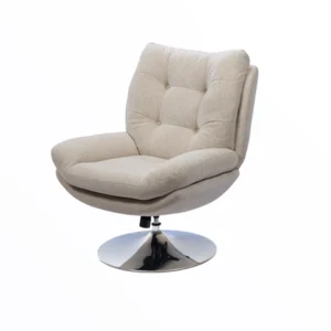 ARMCHAIR MAGNUM CHROME BEIGE