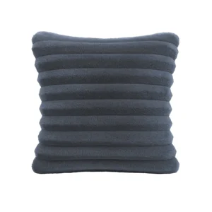 Plush Cushion Wide Dark Grey