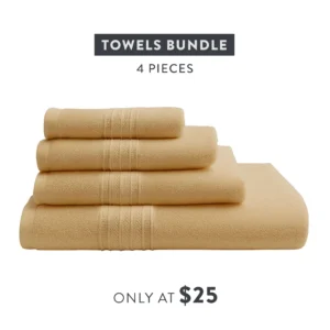 SOFT TOWELS BUNDLE - Beige Set