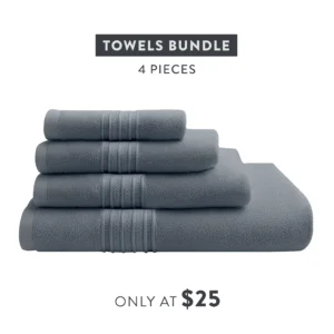 SOFT TOWELS BUNDLE - Dark Grey Set