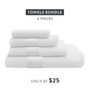 SOFT TOWELS BUNDLE - White Set