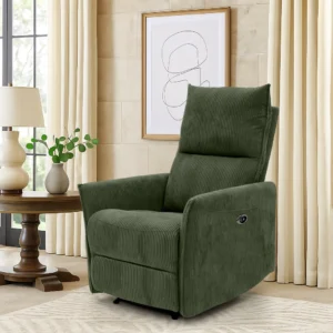 Velvet Olive Recliner