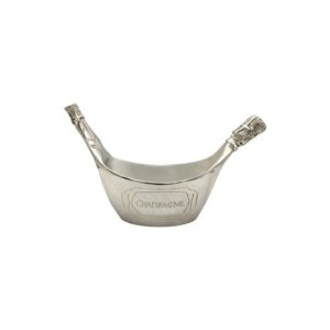 OVAL CHAMPAGNE COOLER BOTTLE NICKEL