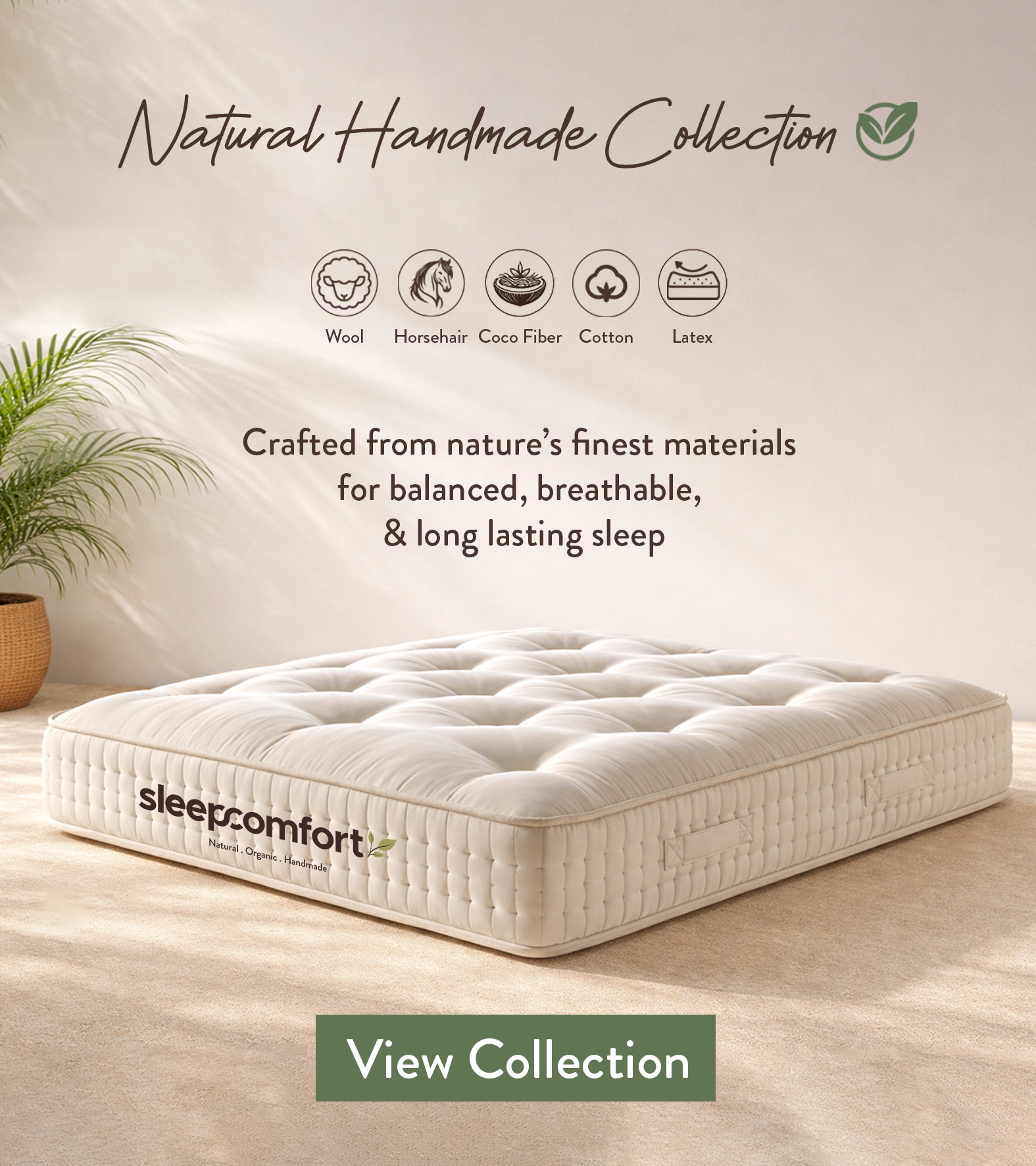 Mobile Banner organic mattress