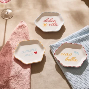 DECORATIVE SAUCER ITALIAN