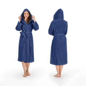 Hotel Line Bathrobe Navy